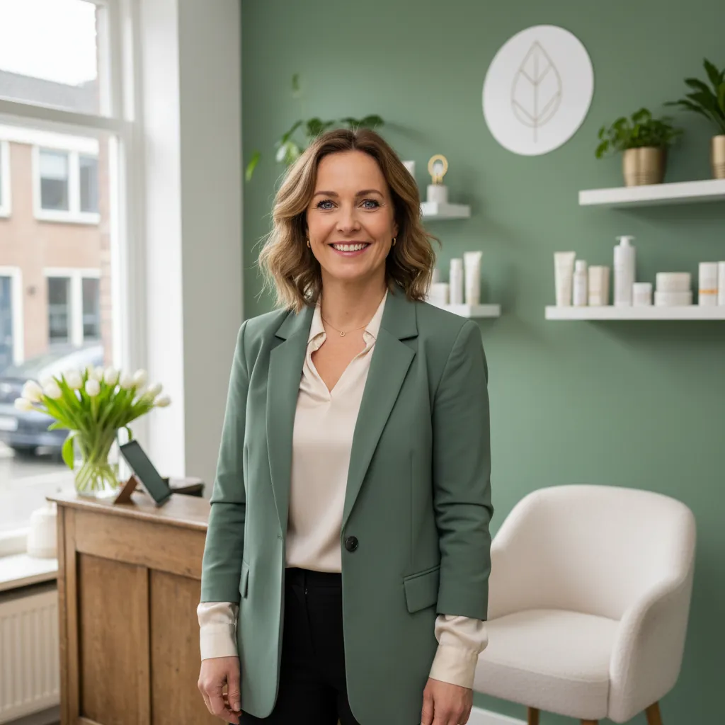 De eigenaar van Beauty el Mare in haar salon