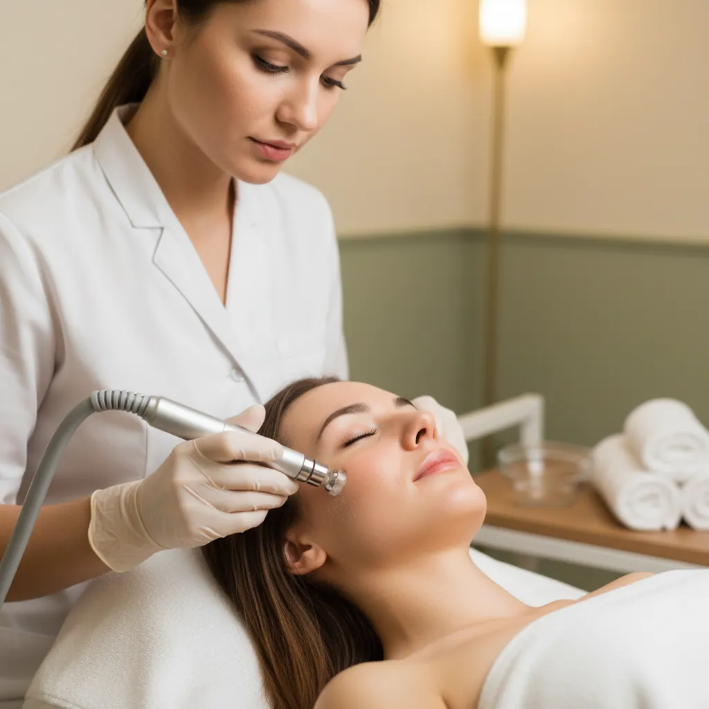 Microdermabrasie huidvernieuwing